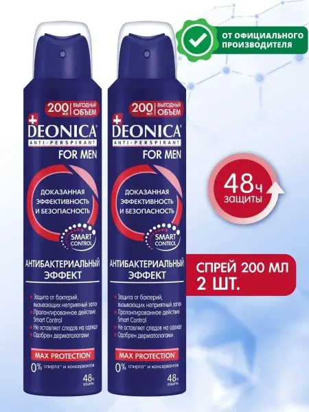 DEONICA Дезодорант Антибактериальный
