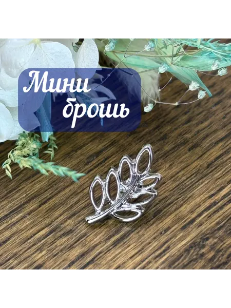 S&M beauty Брошь стильная