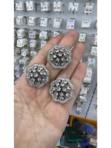 Комплект бижутерия украшение кольцо серьги