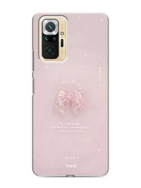 ChesnoCase Чехол на Xiaomi RedMi Note 10 Pro бантики для девушек