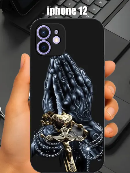 CaseONEshop Чехол на iphone 12 с принтом Иисус