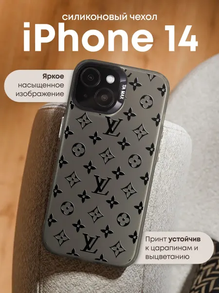 TiA MaX Чехол на iPhone 14 с принтом Louis Vuitton