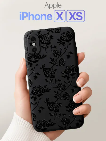 SCDesign Чехол на iPhone X и XS с розами