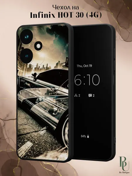 Infinix Чехол на HOT 30 4G с принтом BMW