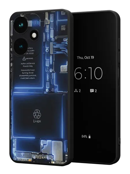 FACTORIA Чехол на Infinix HOT 30 (4G) с принтом Схема