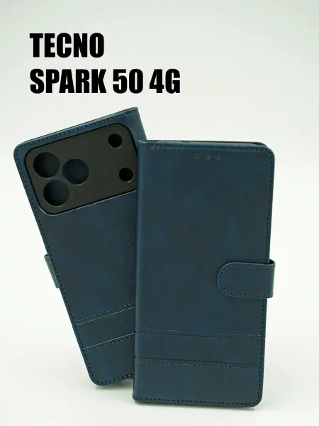 Not typical Чехол на Tecno Spark 50 4G книжка коричневый