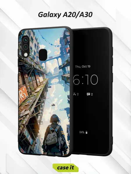 Case it Чехол на Samsung A30 и A20с принтом Токио