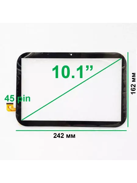 PartsBeru Тачскрин для планшета KENSHI Kids Tab E18 LTE сенсор черный