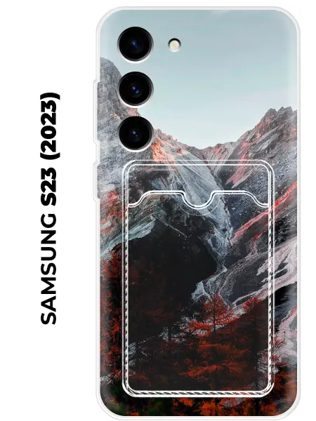 NOOTO Чехол с карманом на Samsung S23 (для Самсунг с23)