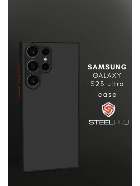 SteelPro Чехол на Samsung S23 ultra с защитой камеры