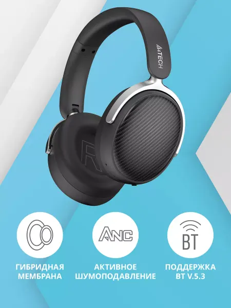 A4TECH Наушники беспроводные Fstyler BH350C черный