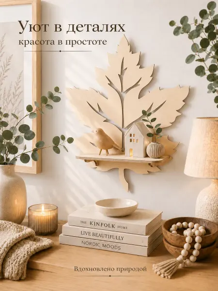 GreenWood Russia Полка настенная, декоративная