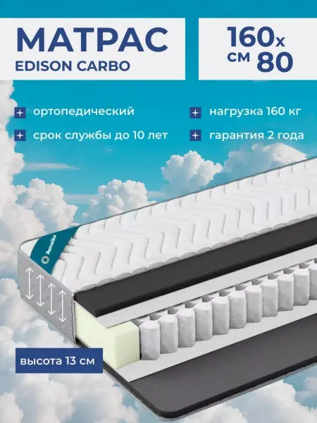 Ramelka Mattress Матрас пружинный ортопедический 160х80