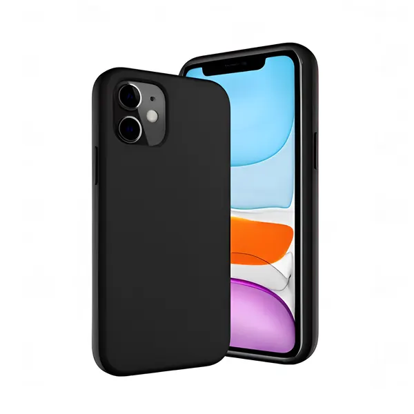 Чехол на Apple iPhone 12 Mini, тонкий, ударопрочный, из термополиуретана, черный
