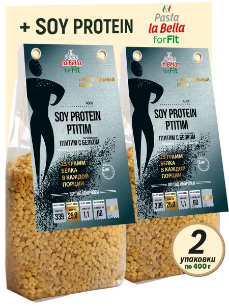 Pasta la Bella Птитим с Растительным Белком 2 уп. x 400 г