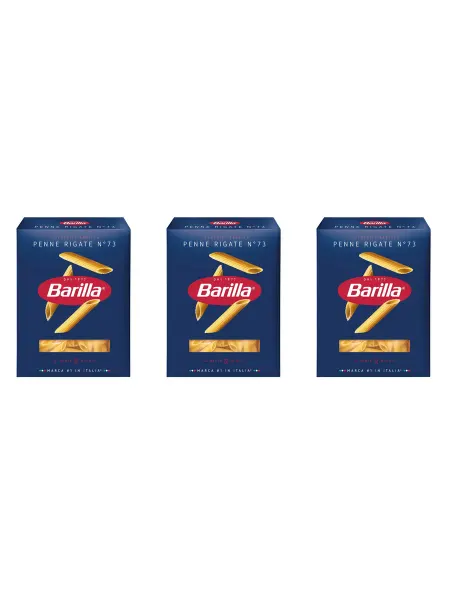Barilla Макаронные изделия Пенне Ригате № 73, 450 г, 3 упаковки