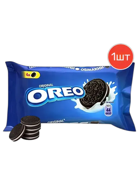 Печенье "Oreo" с какао и ванильной начинкой 38г