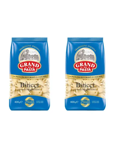Grand di Pasta Макаронные изделия Biricci Бириччи, 400 г, 2 шт
