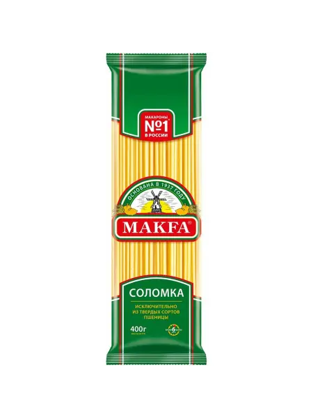 Макароны Makfa соломка длинная 400г