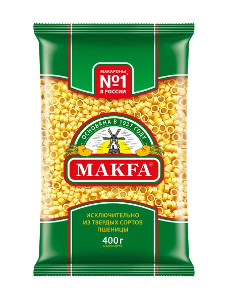 Makfa Макароны Макфа Кольца 400г макаронные изделия