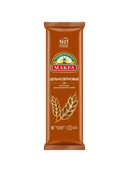 Спагетти Makfa цельнозерновые 500г