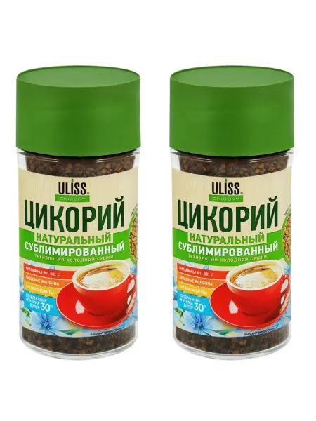 Uliss Chicory Цикорий растворимый натуральный сублимированный, 85 г