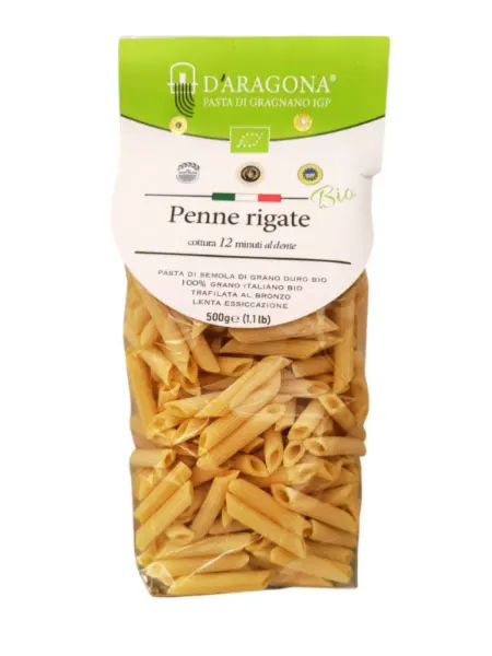 Pasta d'Aragona Пенне Ригате - Натуральная Паста ди Граньяно IGP - 500 гр