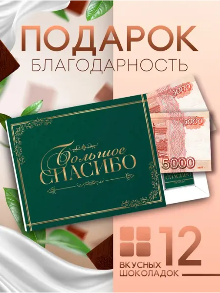 Choco Corp Подарок учителю c благодарностью шоколад