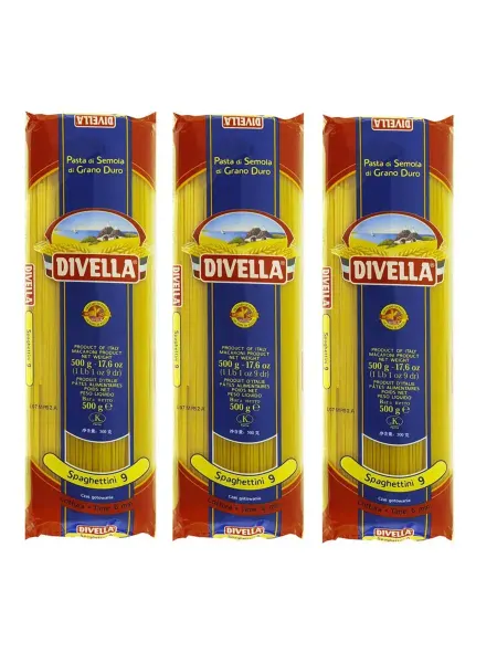 DIVELLA Макаронные изделия Спагеттини 500гр (Набор из 3шт)