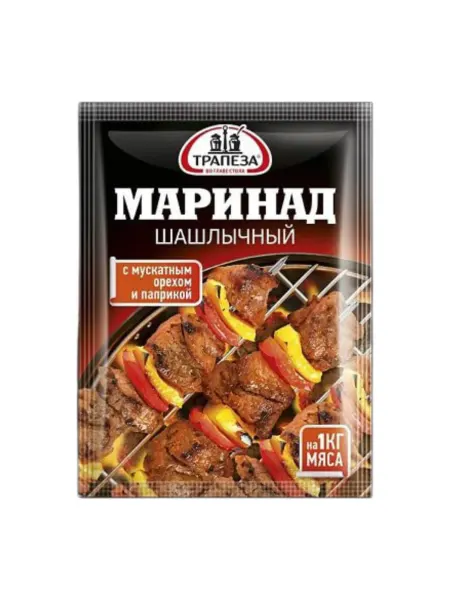 ТРАПЕЗА Маринад Шашлычный с мускатным орехом и паприкой, 30г