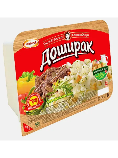 Картофельное пюре Доширак со вкусом тушенки 40г