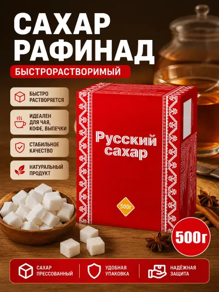 Сахар-рафинад 500г х 1 штука