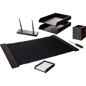 Набор настольный MDF 6FE-1A МДФ чёрное дерево (6 предметов)