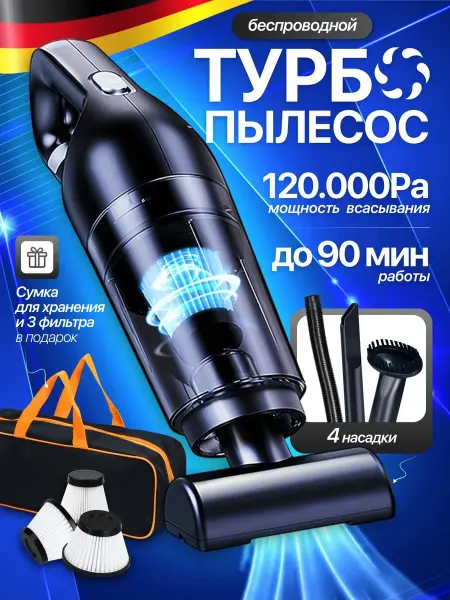 Xiaomi Пылесос для автомобиля беспроводной аккумуляторный