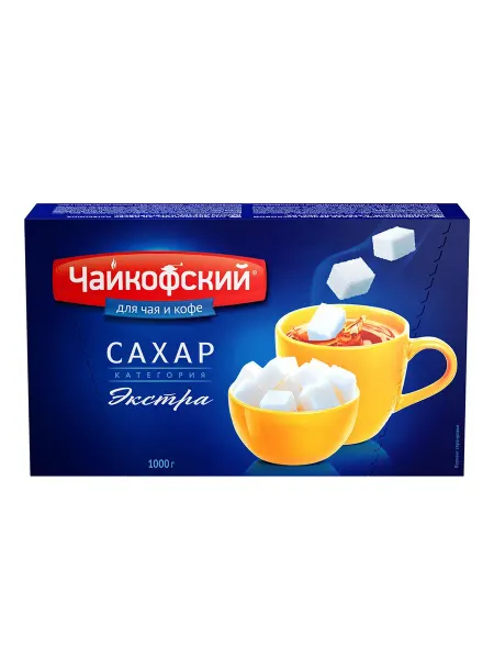 Сахар кусковой Чайкофский категории Экстра 1 кг