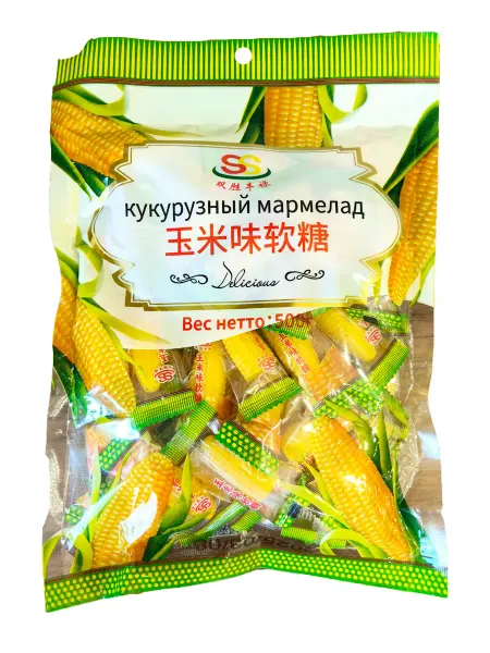 Конфеты "Мармелад кукуруза" 500 гр Китай