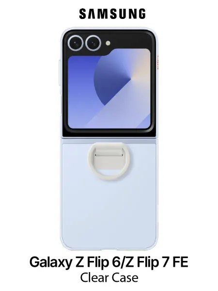 Samsung Чехол на Galaxy Z Flip 6 Z Flip 7 FE Clear Case