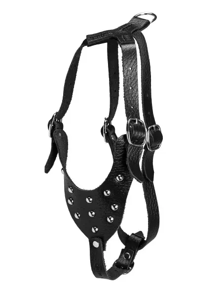 CHOKERZ Шлейка для собак карликовых и мелких пород кожаная