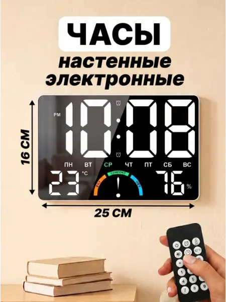 Часы настенные электронные