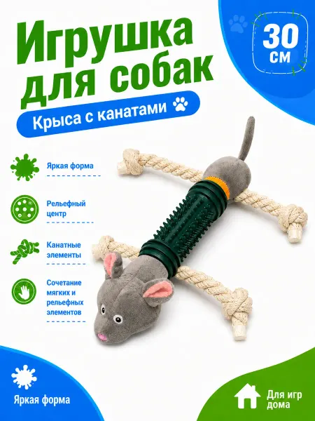 Gift Angel Игрушка для собак крыса мышь