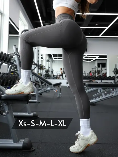 Femmex Леггинсы спортивные для фитнеса, лосины утягивающие пуш ап