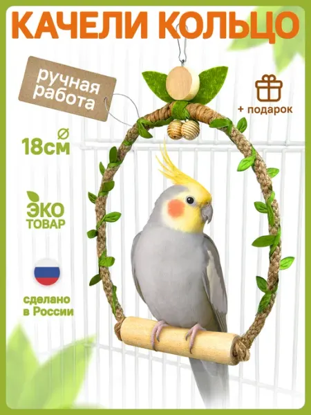 ЧТО да КАК Качели для попугая