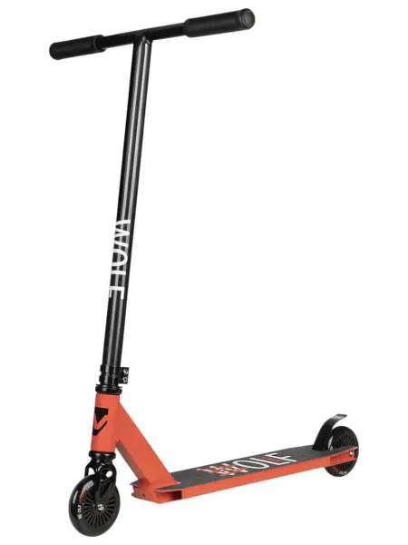 NOVATRACK Самокат трюковый WOLF'10, 100 мм, дека 48х11