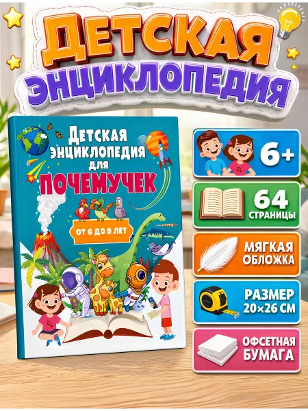 Владис Детская энциклопедия для почемучек от 6 до 9 лет