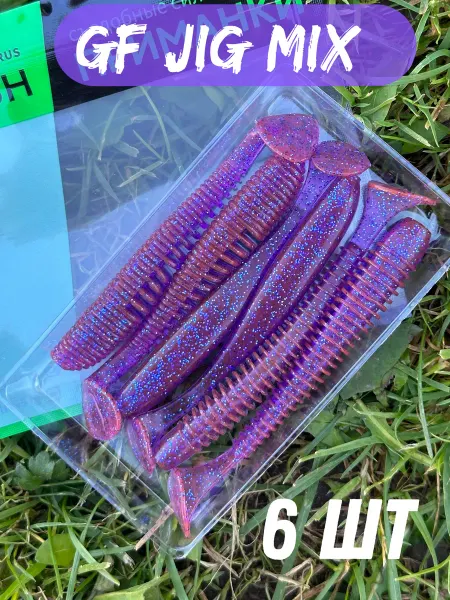 Green Fish Силиконовая приманка 6 шт