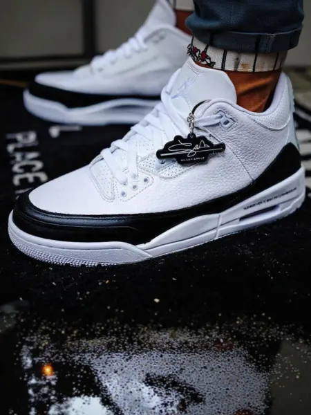Sadefort Кроссовки Nike Air Jordan 3 Fragment Джорданы высокие