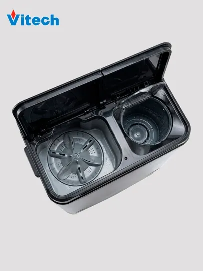 Полуавтоматическая стиральная машина Vitech Alba ST001, вертикальная загрузка, 6,5 кг