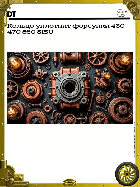 DT Кольцо уплотнит форсунки 430 470 560 SISU