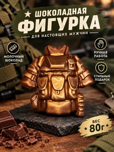 Шоколадник Шоколад фигурный подарочный "Бронежилет"