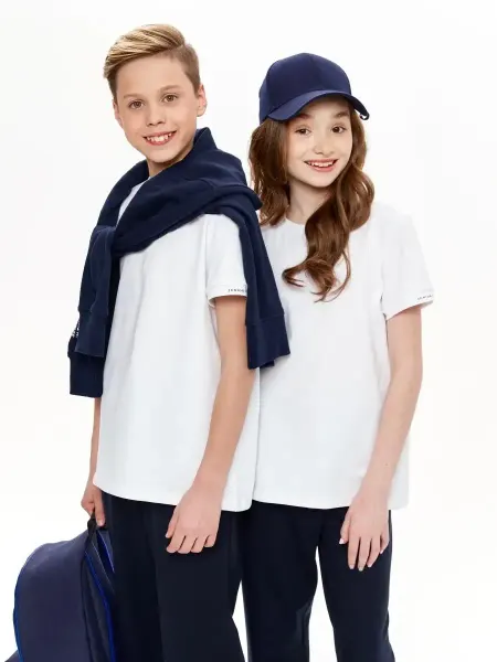 Junior Republic Футболка белая базовая
